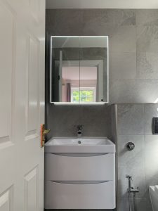 bathroom vanity unit with storage